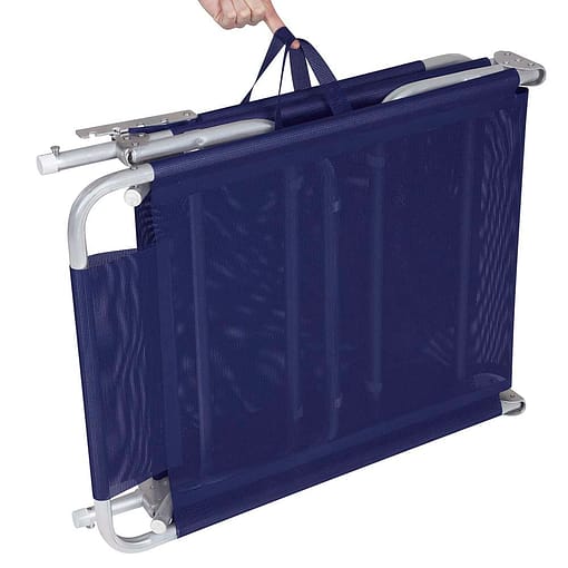 Silla Reposera Camastro Aluminio Mor Plegable Azul M - Imagen 12