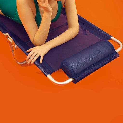 Silla Reposera Camastro Aluminio Mor Plegable Azul M - Imagen 6