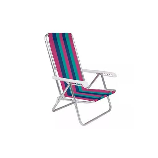 Reposera Silla Mor Playa Aluminio 8 Posiciones