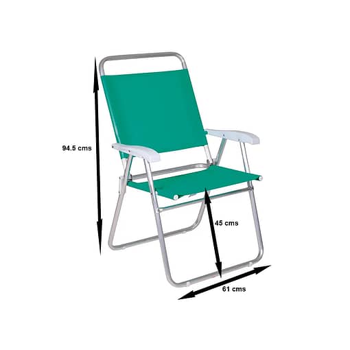 Silla Playera Mor Aluminio Master Plus Azul - Imagen 2