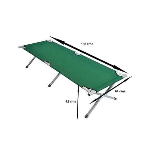 Catre Plegable Camping Aluminio Arye - Imagen 2