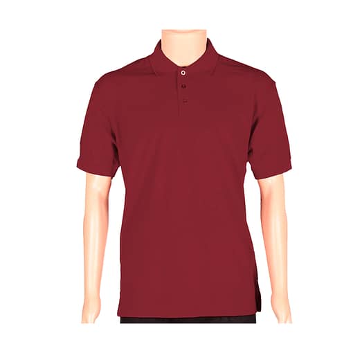 Remera Polo Manga Corta Hombre Bordeaux