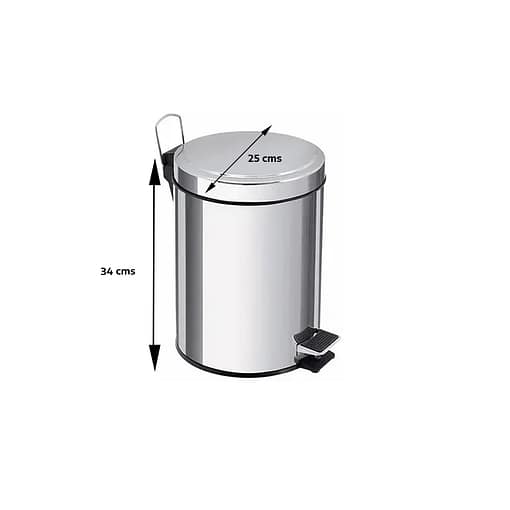 Tramontina Papelera Acero Inoxidable 12 Litros Ferretería El