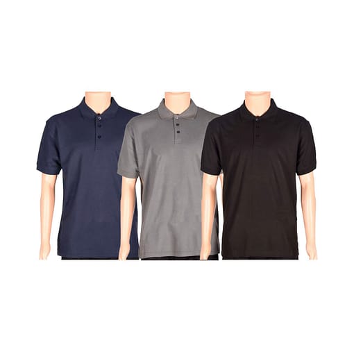 Remera Polo Manga Corta Pack X3