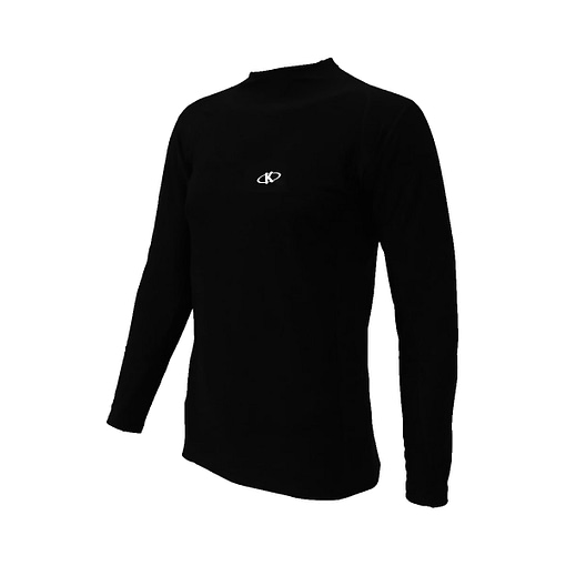 Remera Térmica Camiseta Manga Larga Negra - Imagen 2