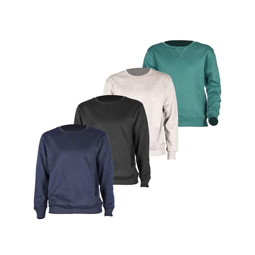 Set X4 Buzo Felpa Algodón Unisex Sweater Básico MundoTrabajo