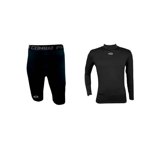 Conjunto Deportivo Térmico Calza Corta + Remera Manga Larga