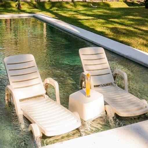 Set 2 Reposeras Jardin Piscina Toronto 5 Posiciones - Imagen 14