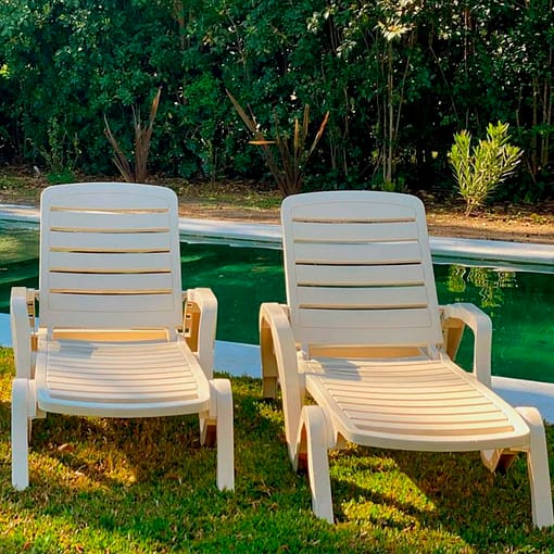 Set 2 Reposeras Jardin Piscina Toronto 5 Posiciones - Imagen 13