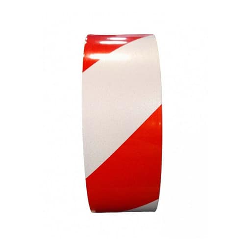 Cinta Reflectiva Rollo 45 Mts Roja Y Blanca - Imagen 4