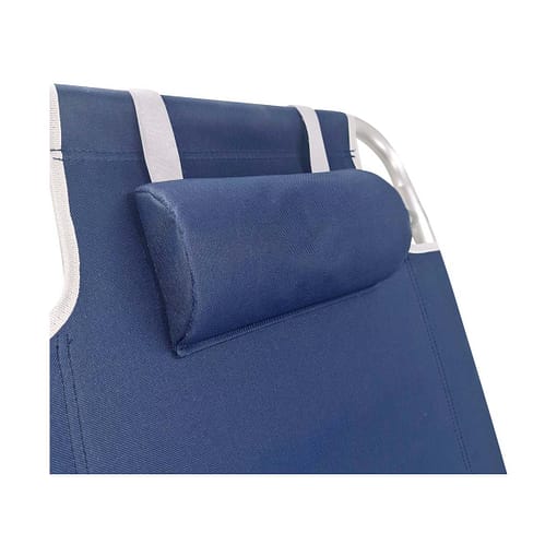 Silla Reposera Reforzada 100kg Plegable Aluminio Mochila - Imagen 4
