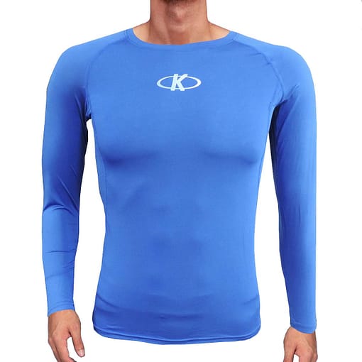 Remera Térmica Camiseta Manga Larga Azul