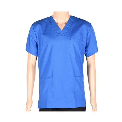 Conjunto Médico Enfermero Casaca Pantalón Azul Francia - Imagen 2