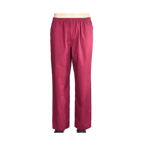 Pantalón Enfermero Médico Uniforme Bordeaux