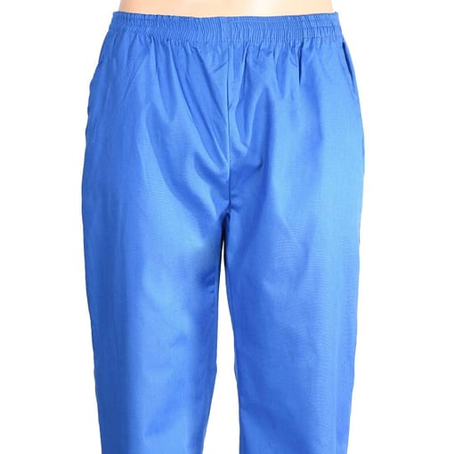 Conjunto Médico Enfermero Casaca Pantalón Azul Francia - Imagen 5