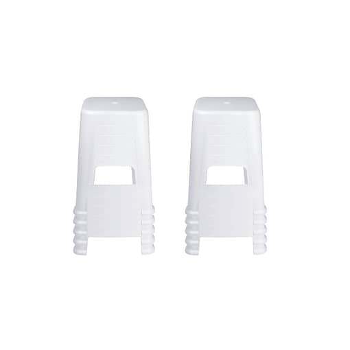 10 Bancos Banqueta Taburete Plástico Apilables Mor