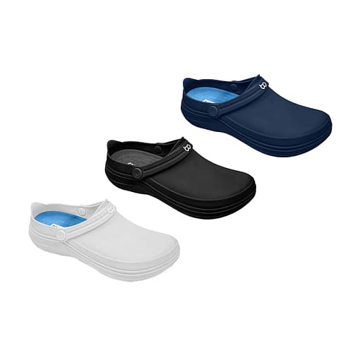 Zapato Zueco De Goma Antideslizante Blanco MundoTrabajo