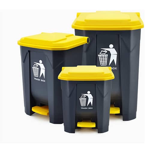 Papelera Tacho De Basura Contenedor Pedal 80 Ltrs - Imagen 5