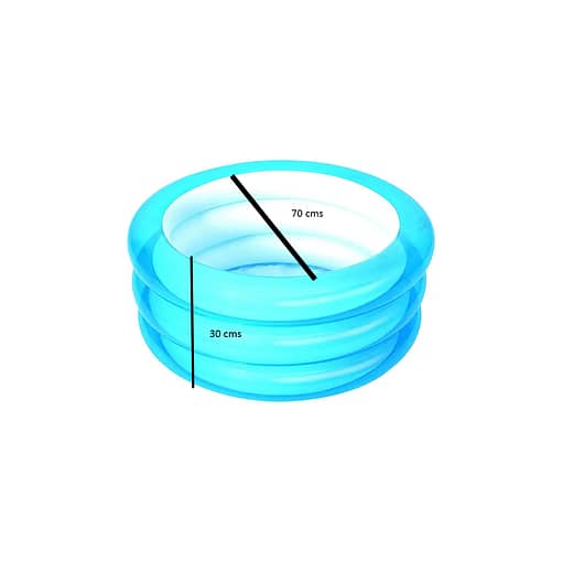 Piscina Inflable 3 Aros Infantil Lisa 43 Ltrs Bestway - Imagen 2