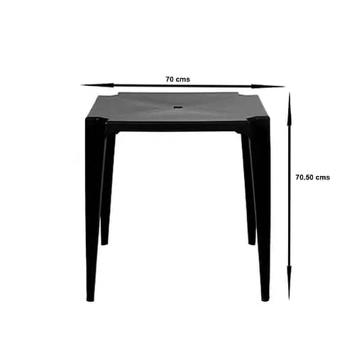 Juego Jardin Plástico Pvc Mor Set Mesa 4 Sillas Bela Vista - Imagen 3