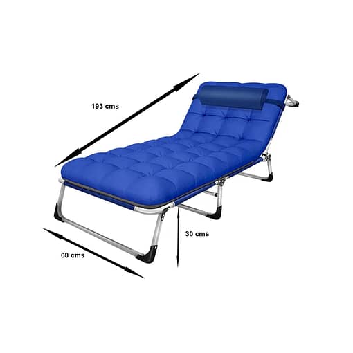 Catre Plegable Acolchonado Reforzado Camping - Imagen 2