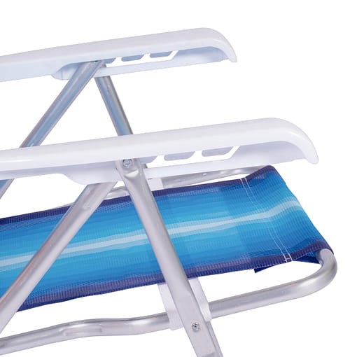 Reposera Silla Mor Playa Aluminio 4 Posiciones Pack 2 - Imagen 4