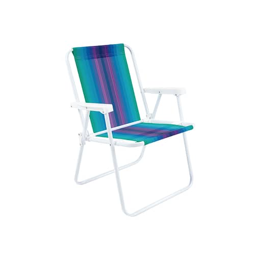 Silla Playa Mor Alta Acero Plegable Rayas Pack 2 - Imagen 4
