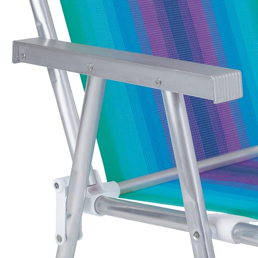 Silla Playa Mor Alta Aluminio Plegable Rayas Pack 2 - Imagen 5