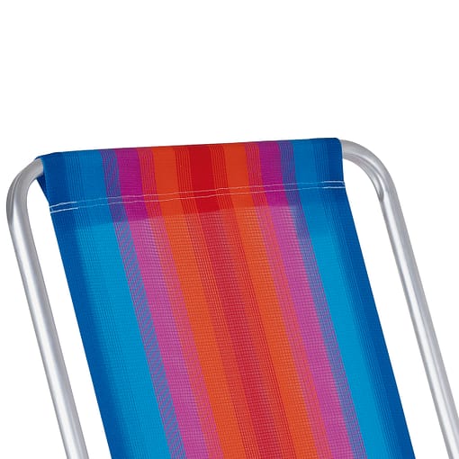 Silla Playa Mor Alta Aluminio Plegable Rayas Pack 2 - Imagen 3