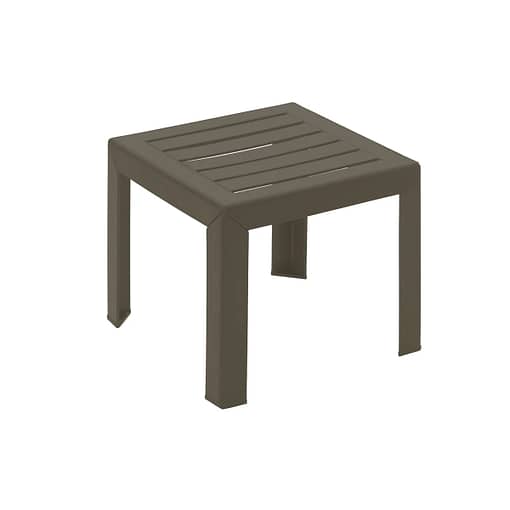 Mesa De Apoyo Ratona Auxiliar Jardín 40x40 Cm Grosfillex