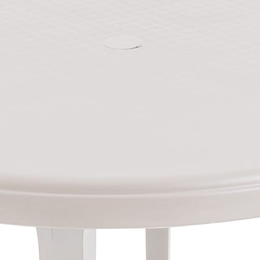 Mesa De Plástico Jardín Redonda 98cm Miami Grosfillex - Imagen 12