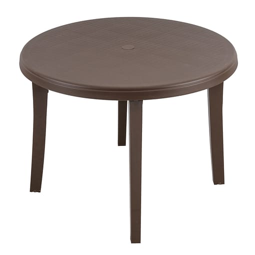 Mesa De Plástico Jardín Redonda 98cm Miami Grosfillex - Imagen 10