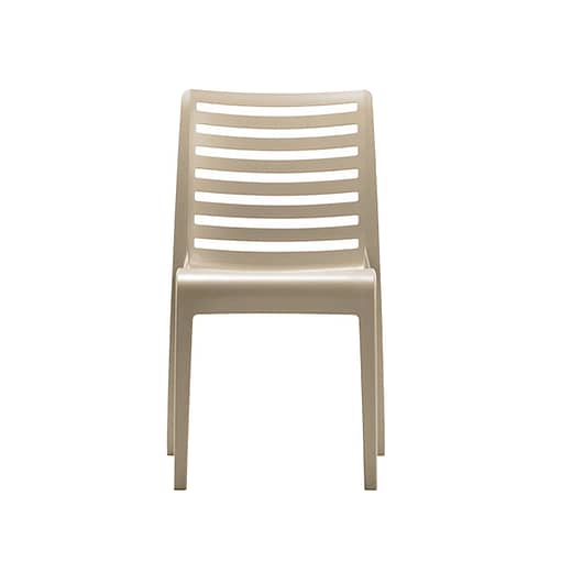 Silla Plástico Reforzada Sin Posabrazo Slate Grosfillex - Imagen 2