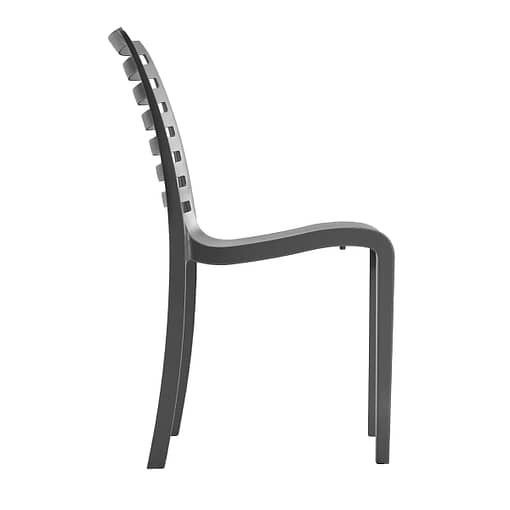 Silla Plástico Reforzada Sin Posabrazo Slate Grosfillex - Imagen 6