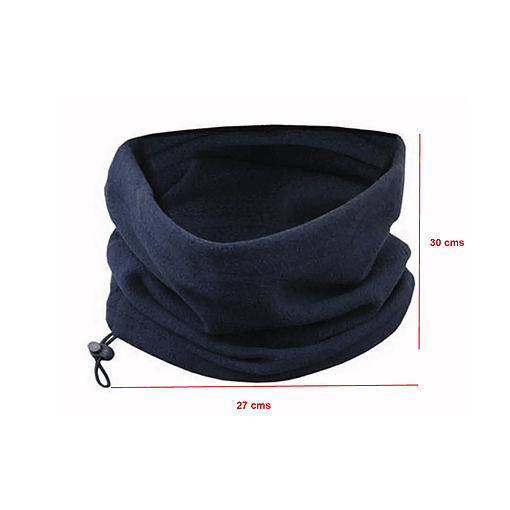 Gorro Cuello Polar Con Cordón Gris - Imagen 2