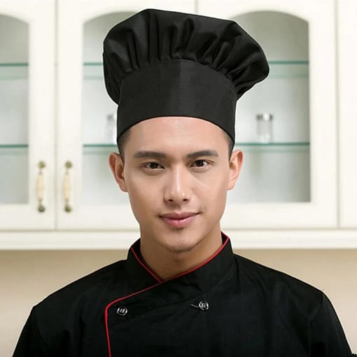 Set 5 Delantal De Cocina + 5 Gorro Bandana De Cocinero - Imagen 4
