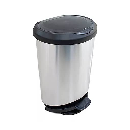 Tarro De Basura Residuos Papelera Con Pedal 45 Lts Plástico