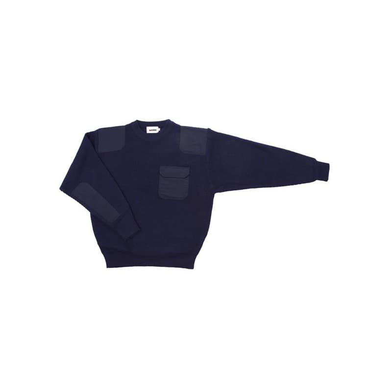 Buzo Tejido Hilo Abrigado Azul - Imagen 2