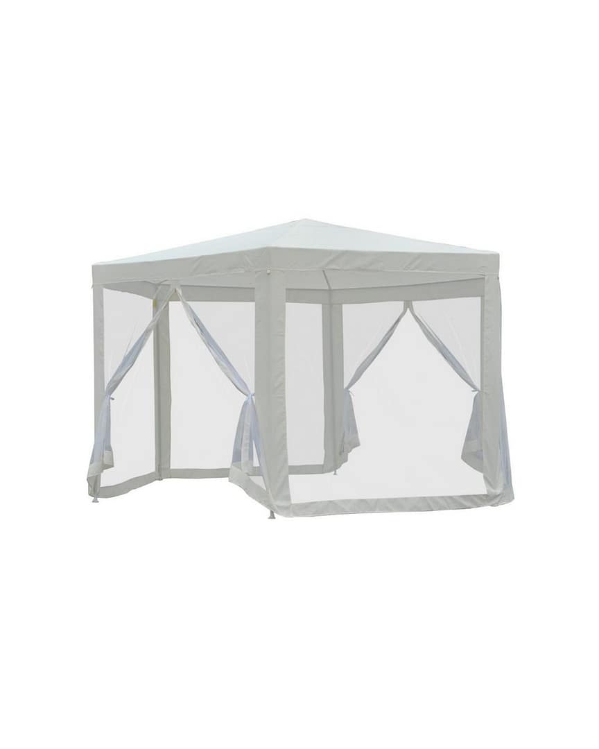 Gazebo Carpa Con Mosquitero Blanco 3x3x2.50