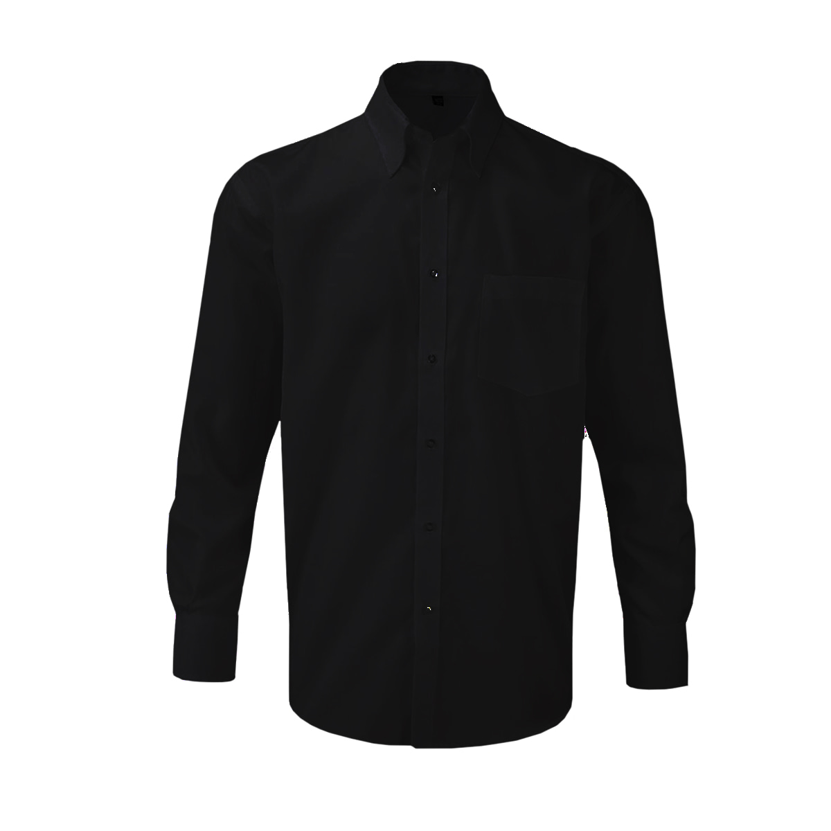 Camisa manga larga fashion negra hombre