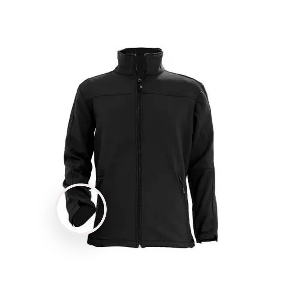 Campera Neopreno Unisex Negra - MundoTrabajo