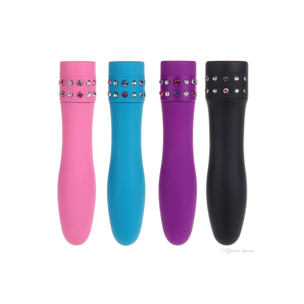 Vibrador Estimulador con Diamante Mini Bala