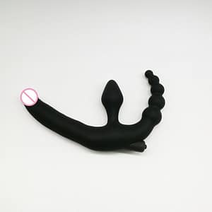 MMenu_SexShop Uruguay 3 Consolador Dildo con Bala Vibradora Fucsia