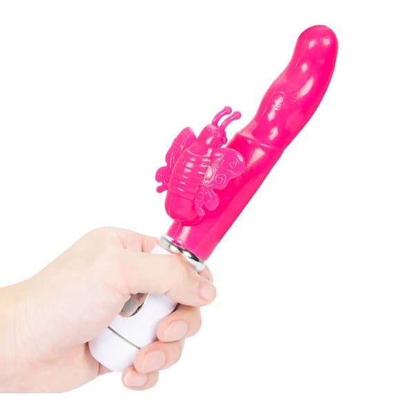 Consolador Vibrador Mariposa Impermeable 12 Velocidades Uruguay 8