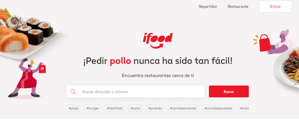 iFood llamado a la acción