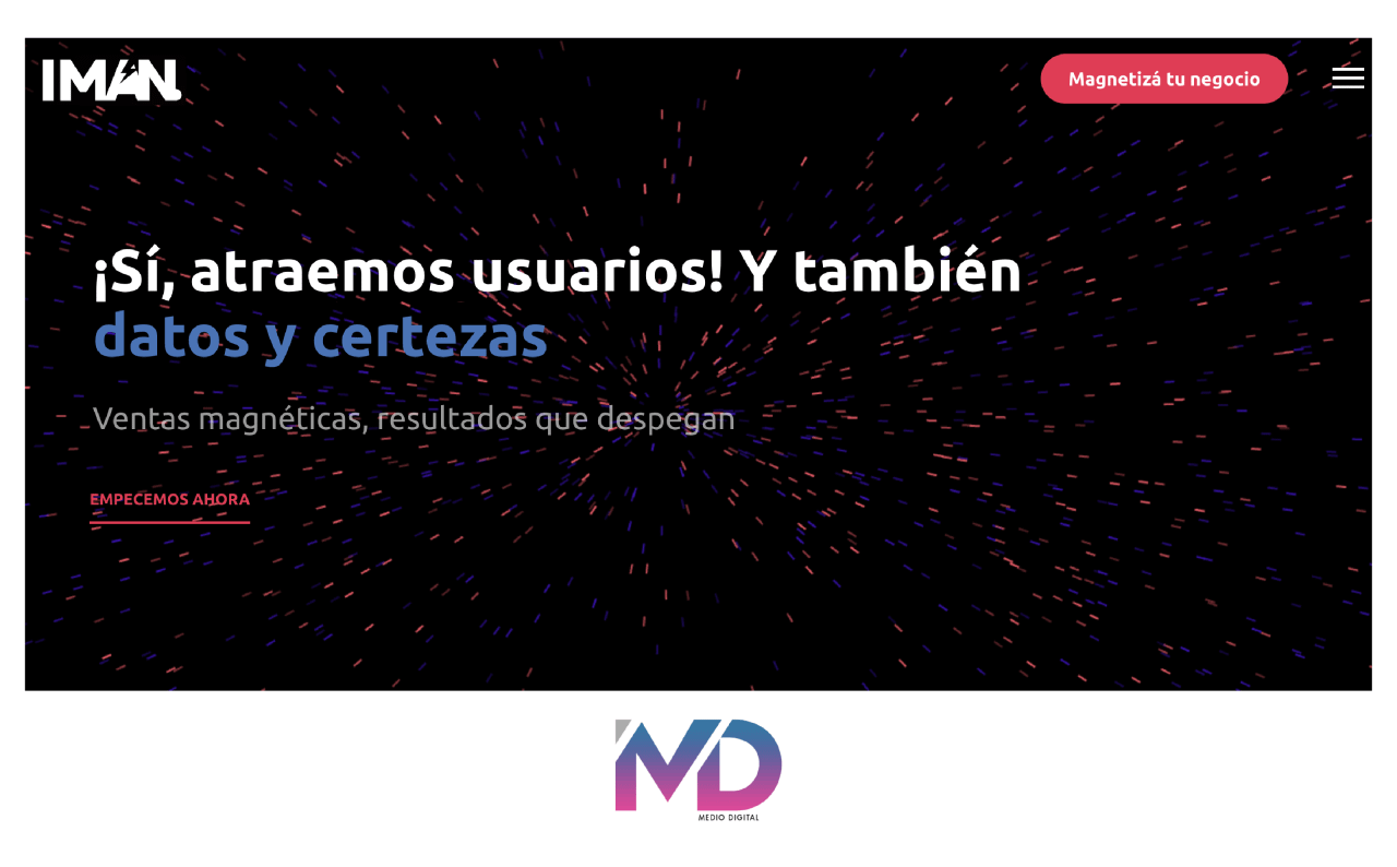 Logo Agencia de Marketing Digital Imán Uruguay