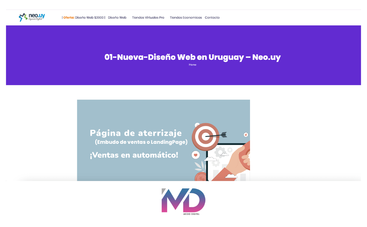 Logo Agencia de Marketing Digital Neo Uruguay