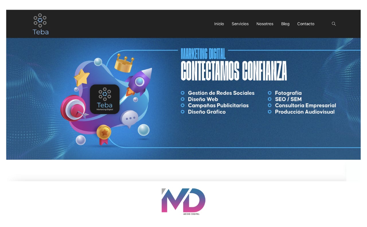 Logo Agencia de Marketing Digital Teba Uruguay