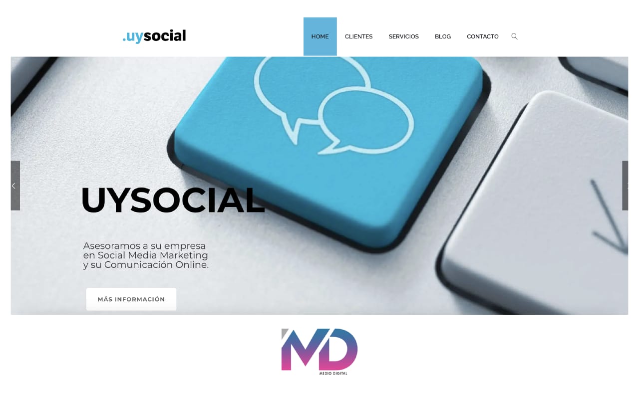 Logo Agencia de Marketing Digital UySocial Uruguay