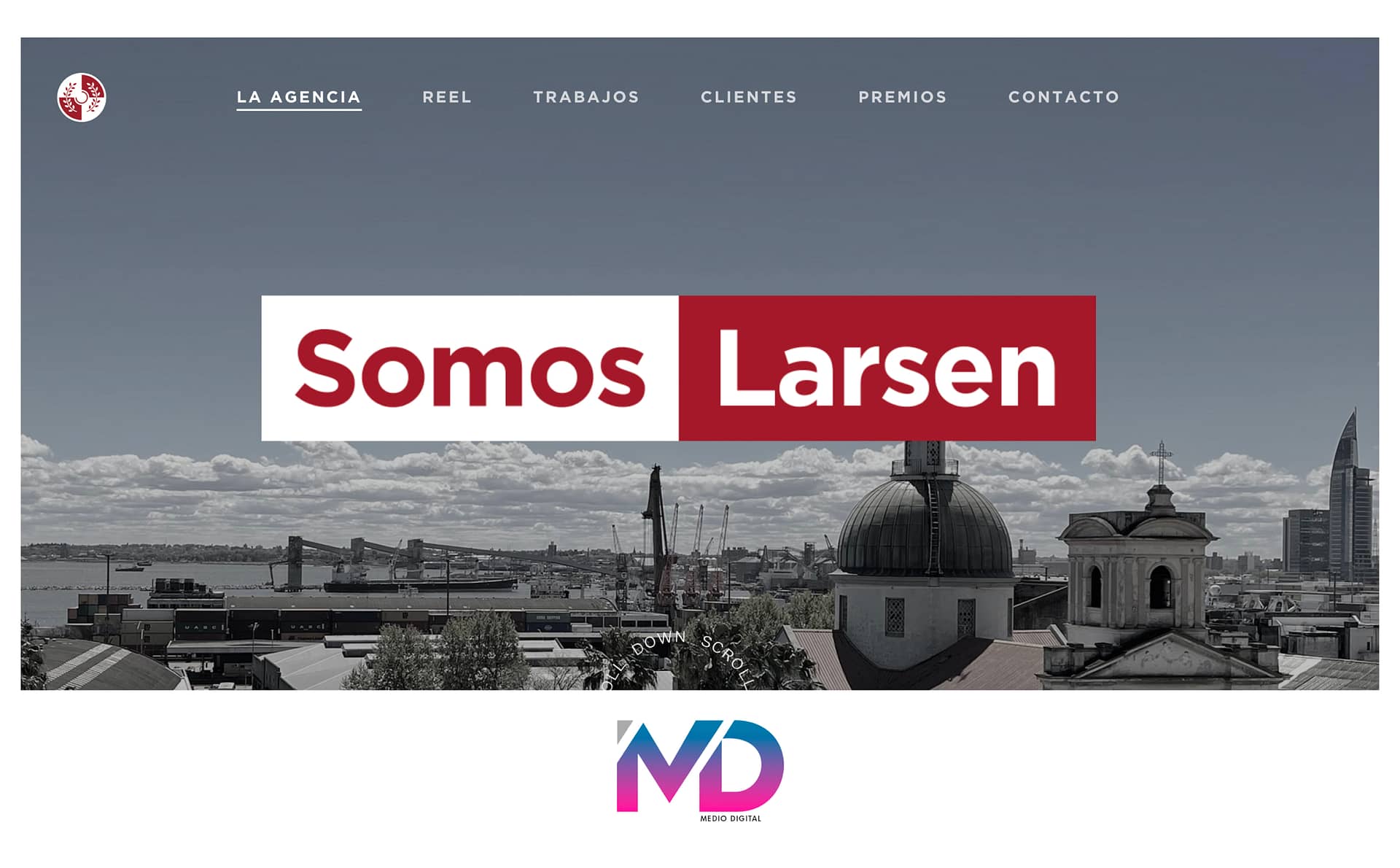 Logo Agencia de Publicidad Larsen Uruguay